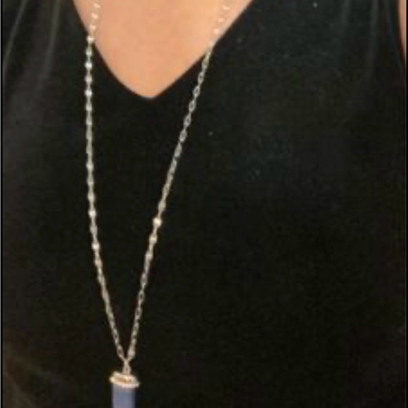 2 in 1 BEAUTIFUL NWT WHBM CONVERTIBLE DOUBLE PENDANT NECKLACE. Silver tone. - Picture 8 of 8